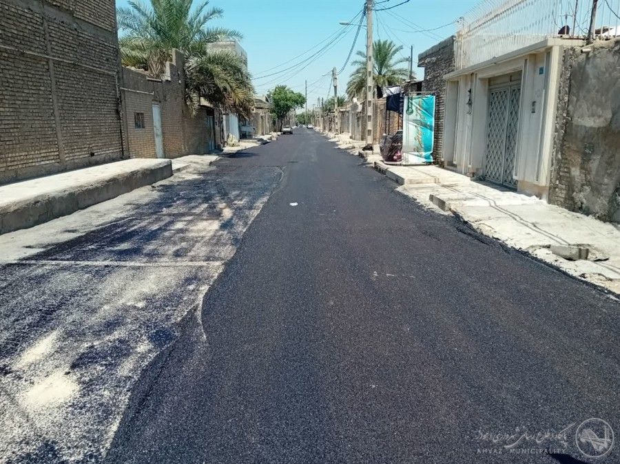 عملیات بهسازی بلوار شریعتی در دستور کار سازمان عمران شهرداری اهواز
