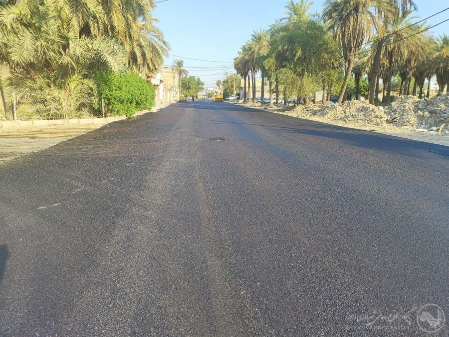 اتمام عملیات اجرای روکش آسفالت خیابانهای مدرس ۲۰ و ۲۱ در کوی مدرس
