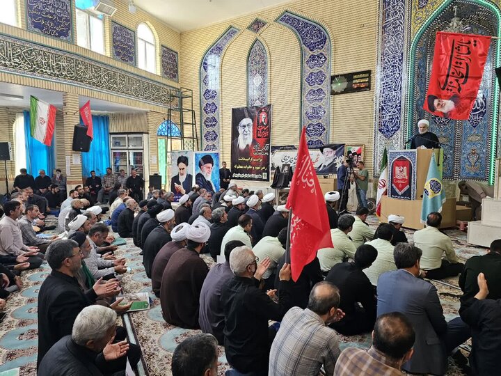 بیجار در سوگ رهبر شهید؛ نوای وفاداری در دیار گروس طنین‌انداز شد