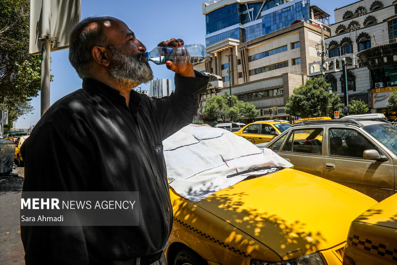 گرمای هوا در مشهد