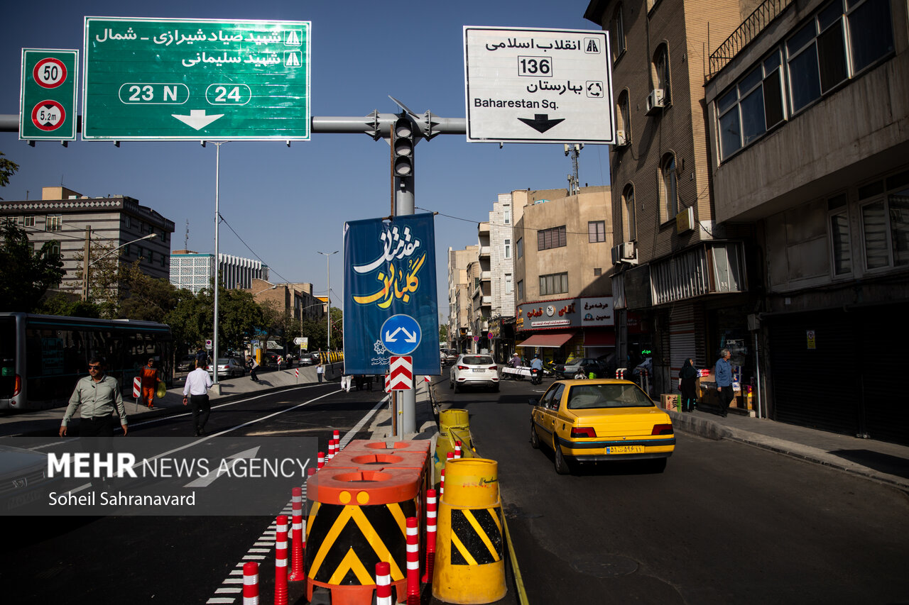 آیین‌ بهره‌برداری از هفت پروژه تاثیرگذار عمرانی شهر تهران