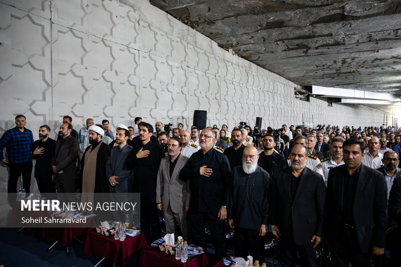 آیین‌ بهره‌برداری از هفت پروژه تاثیرگذار عمرانی شهر تهران
