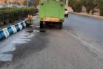 جاروی مکانیزه و شستشوی جداول ناحیه سه شهرداری منطقه 7