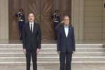 فيديو..رئيس جمهورية أذربيجان يستقبل الرئيس الايراني رسميا