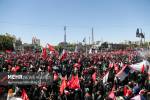 مشهد در دریای جمعیت؛ تشییع باشکوه آقای شهید ایران