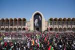 حضور خودجوش و گسترده اهالی هشتبندی در آئین وداع و تشییع رهبر شهید