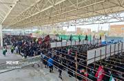 تردد زوار اربعین حسینی در مرز مهران