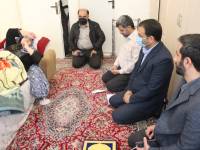 دیدار سرپرست فرمانداری اسلامشهر با خانواده شهیدان حسن خانی تهرانی و ابراهیمی