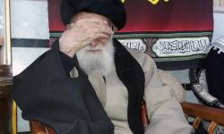 برگزاری مراسم عزاداری شهادت امام حسن ع دربیت آیت‌الله محمودی گلپایگانی