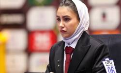 قضاوت یک داور زن ایرانی در مسابقات جام جهانی تکواندو