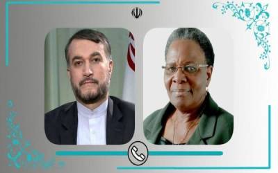 Iran, Namibia FMs discuss expansion of ties over phone