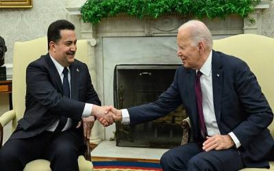 Biden meets Iraq's Al Sudani following Iran attack on Israel