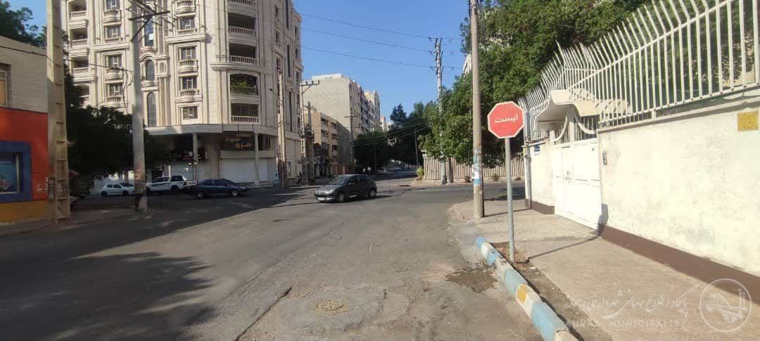 تداوم ایمن سازی معابر منتهی به مدارس سطح منطقه ۳ در آستانه سال تحصیلی جدید