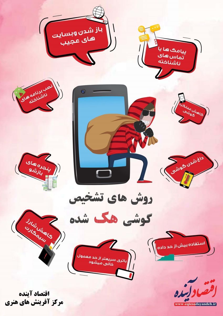تشخیص گوشی هک شده + اینفوگرافی