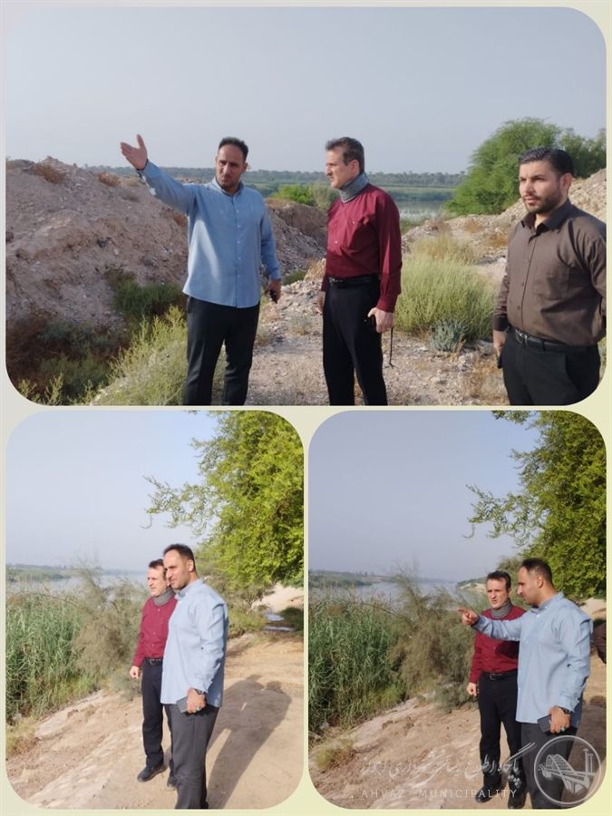 آمادگی شهرداری منطقه چهار اهواز برای بارندگی پیشرو؛ بازدید از ایستگاههای هشتگانه و سیلبندهای منطقه