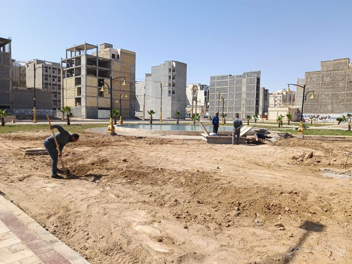 آمادهسازی پارک عروج مهرشهر برای بهرهمندی شهروندان