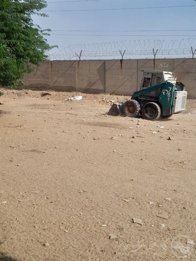 بهبود سیمای شهری و ارتقای بهداشت محیط در منطقه هفت شهرداری اهواز