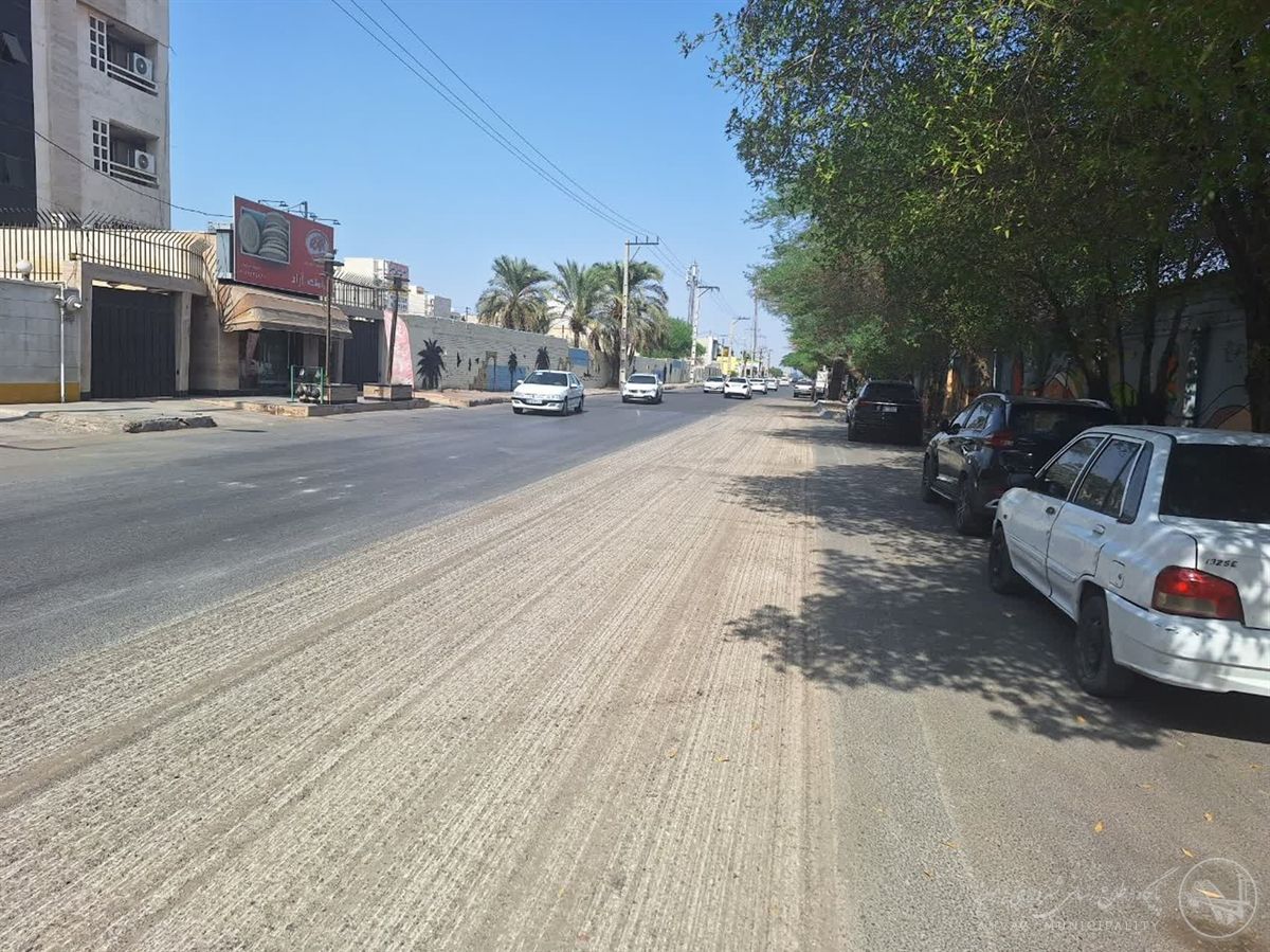 فعال شدن مجدد پروژه ۴۰۰ هزار مترمربعی تراش و روکش آسفالت در مناطق ۳ و ۷ اهواز