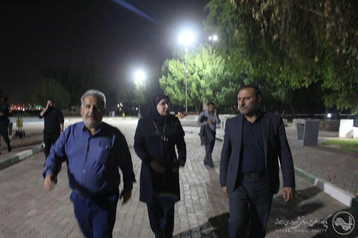 بازدید میدانی سرپرست سازمان پارکها از پارک جزیره