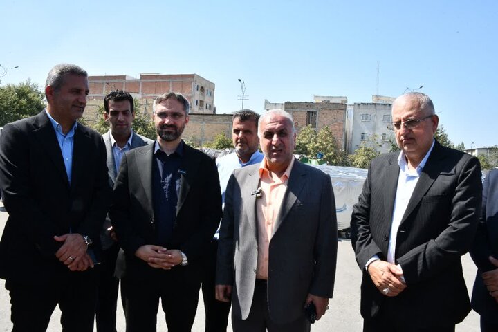 بازدید مسئولان از ناوگان لجستیکی و تجهیزات خدمات شهری ساری