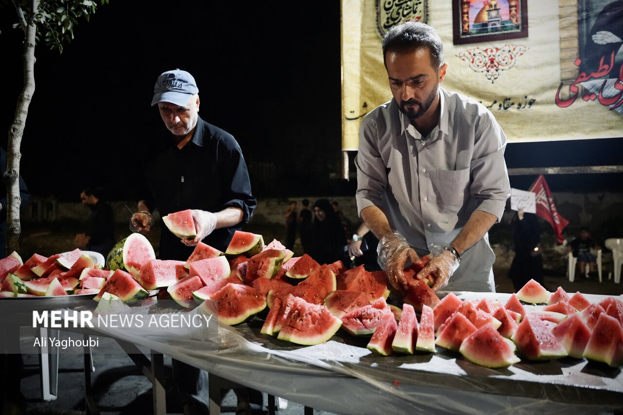 کاروان جاماندگان اربعین حسینی در رشت