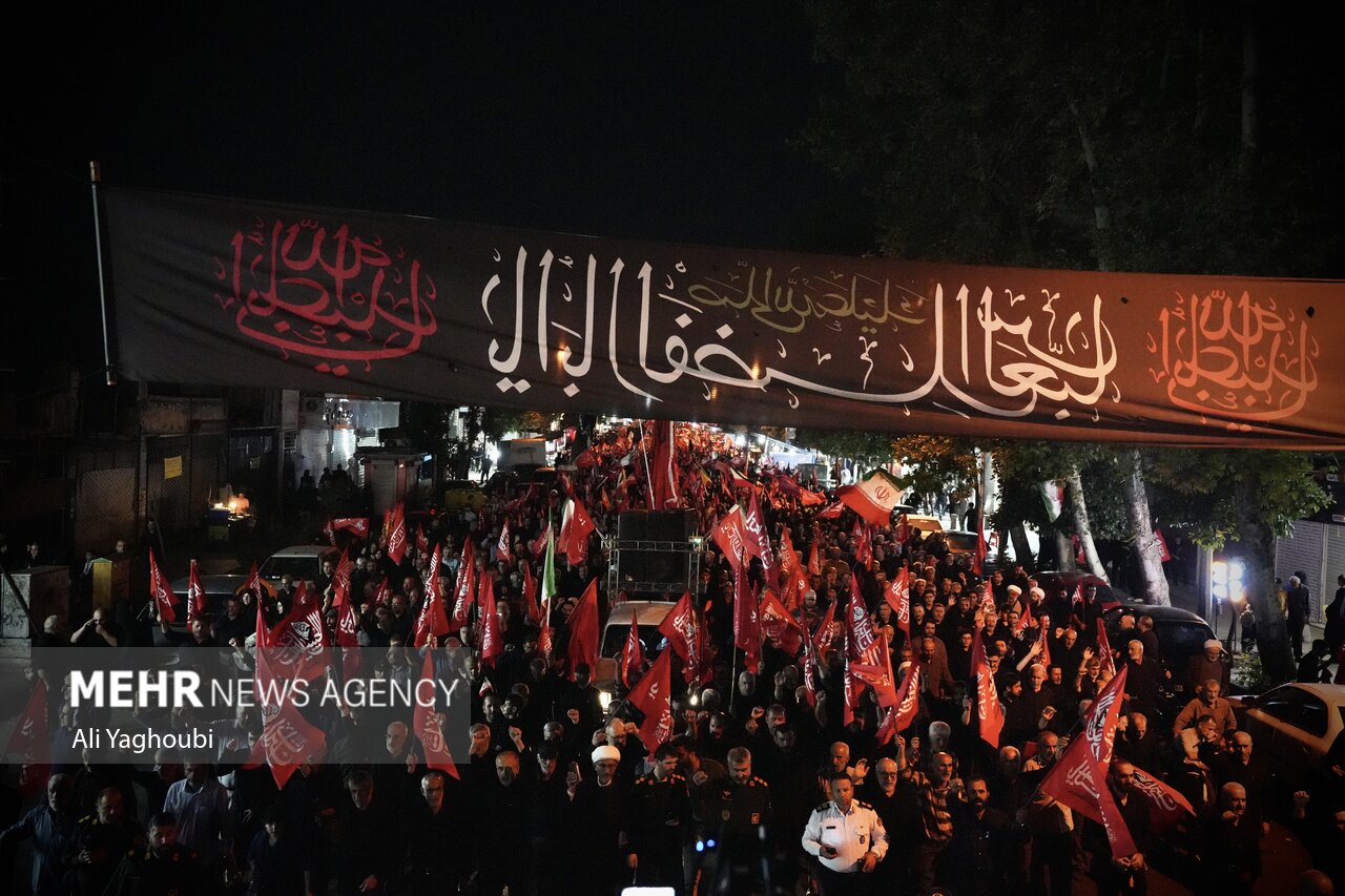 کاروان جاماندگان اربعین حسینی در رشت