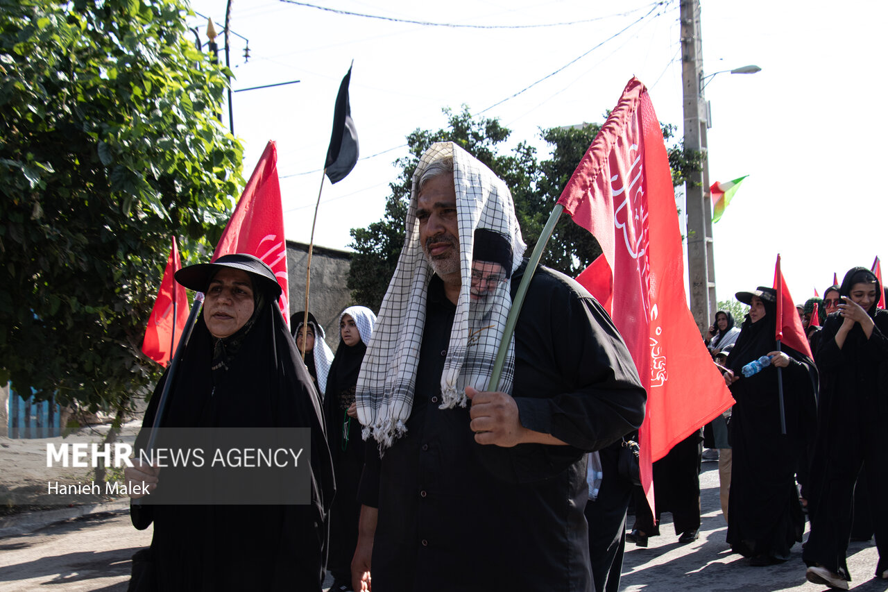 پیاده‌روی جاماندگان اربعین در گلستان