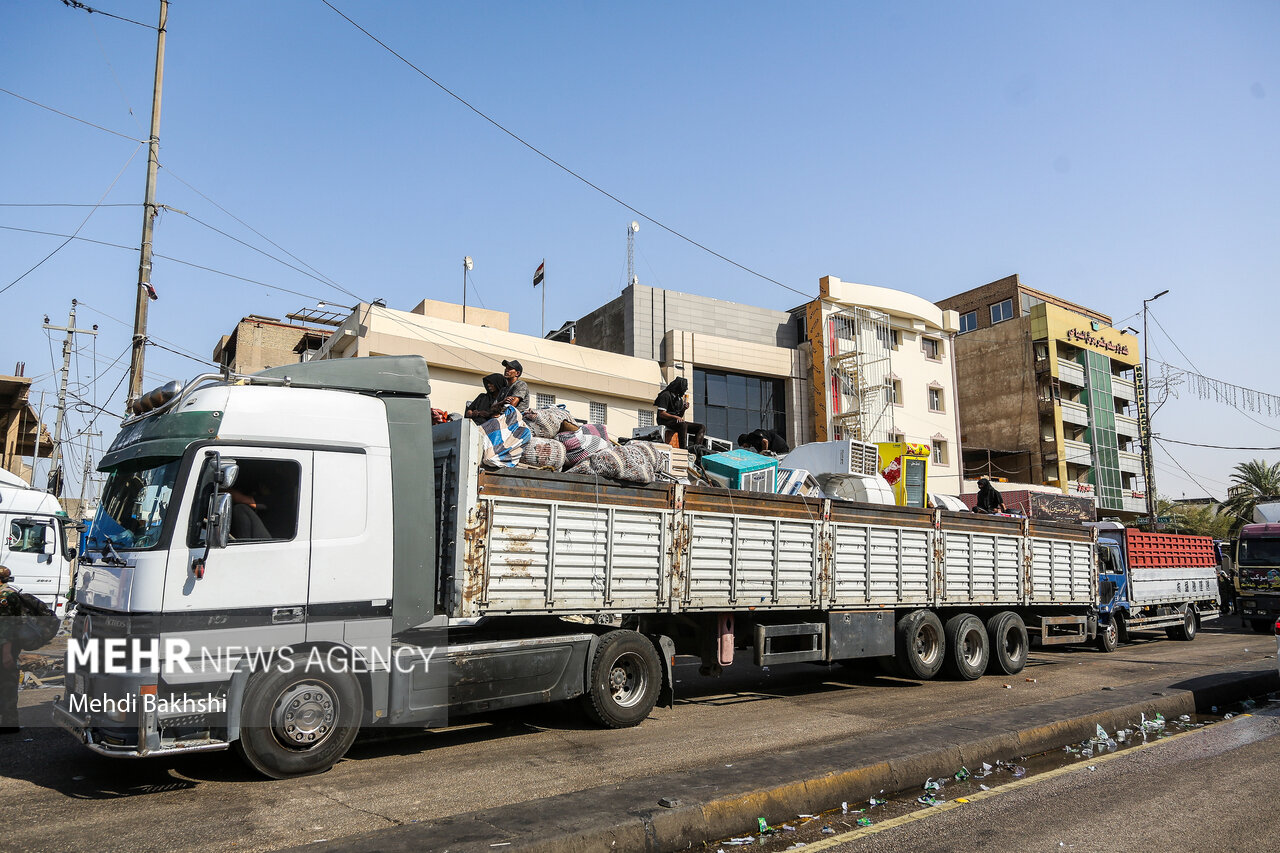 جمع‌آوری موکب‌های اربعین در کربلا