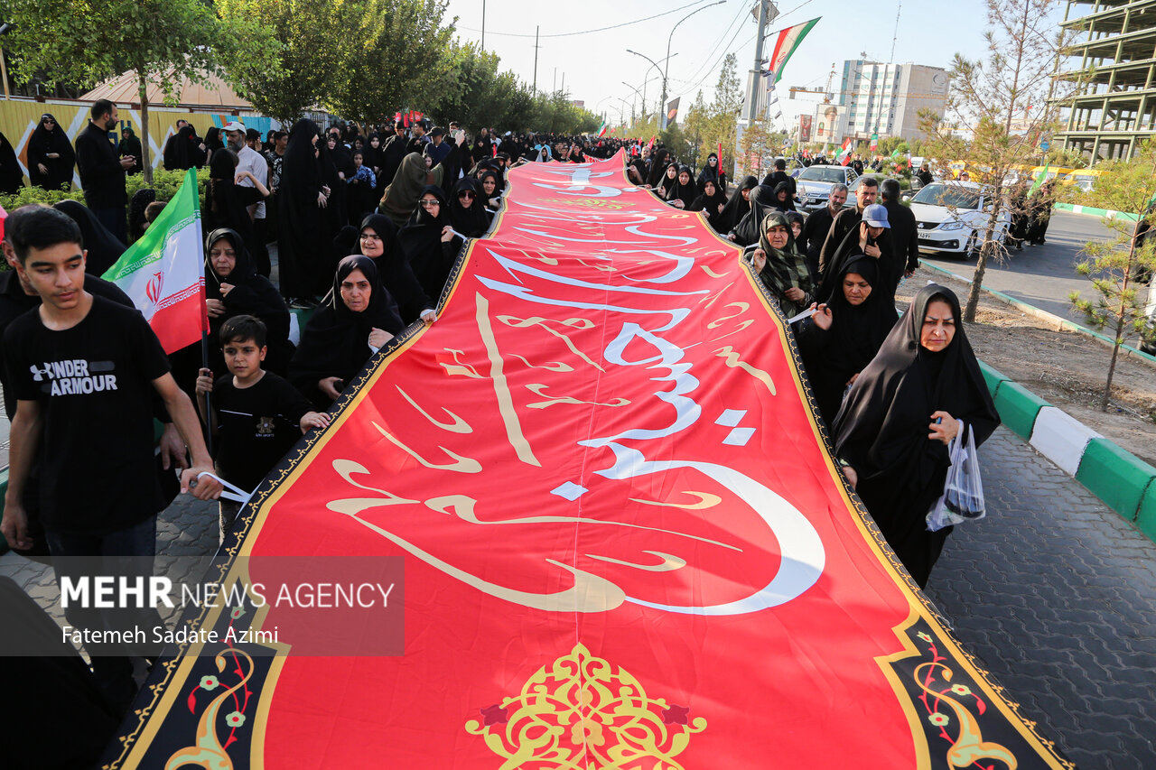 مراسم جاماندگان اربعین در قم