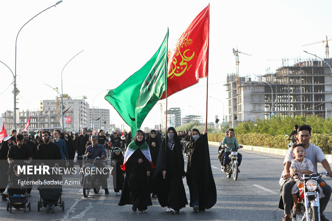مراسم جاماندگان اربعین در قم