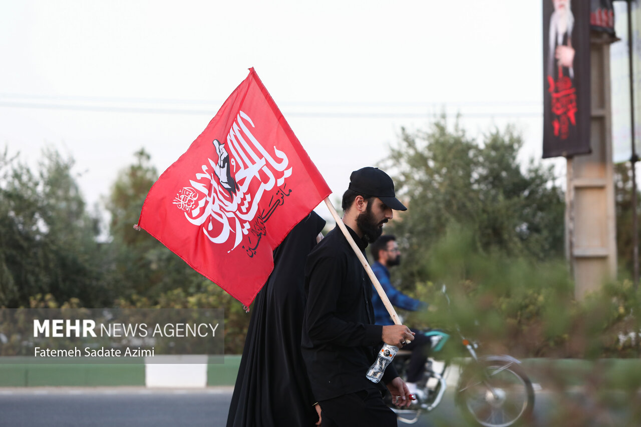 مراسم جاماندگان اربعین در قم