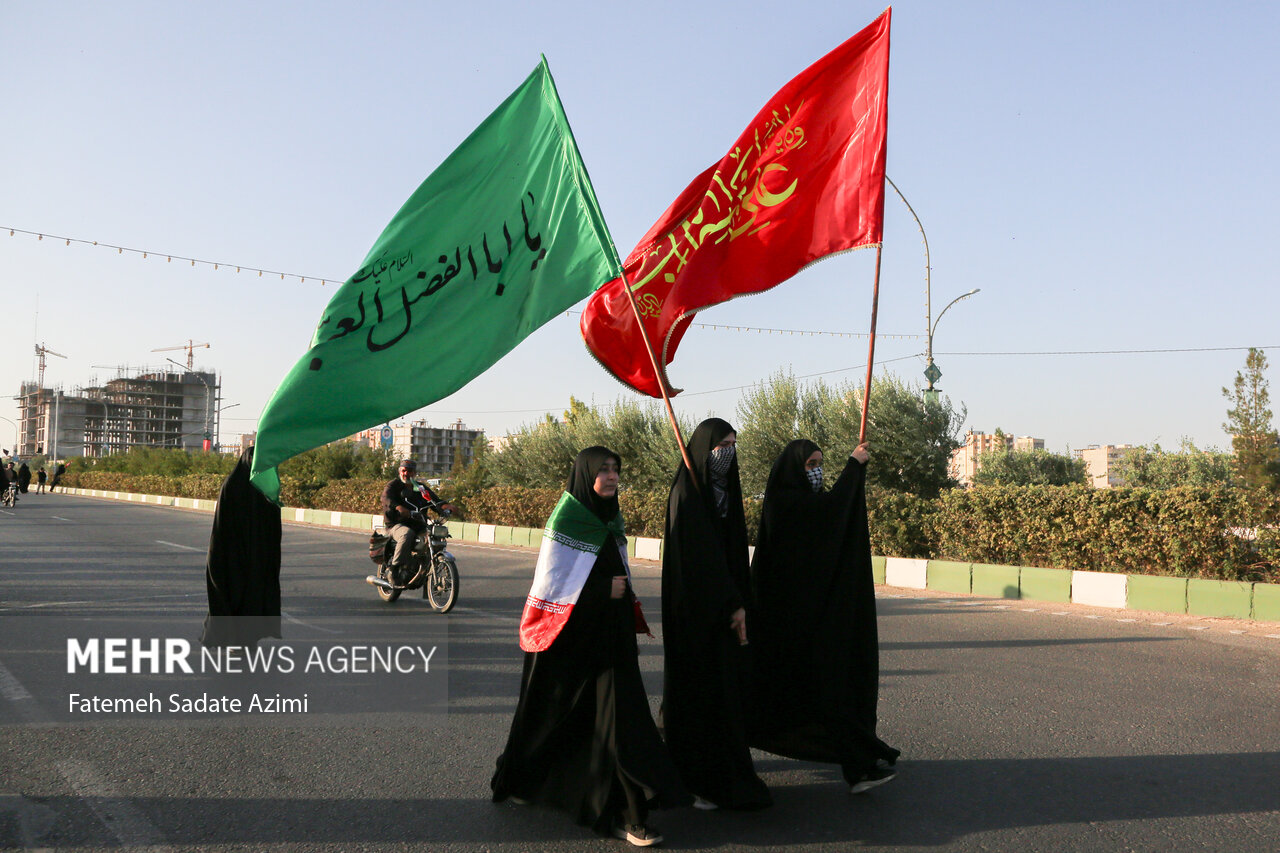 مراسم جاماندگان اربعین در قم