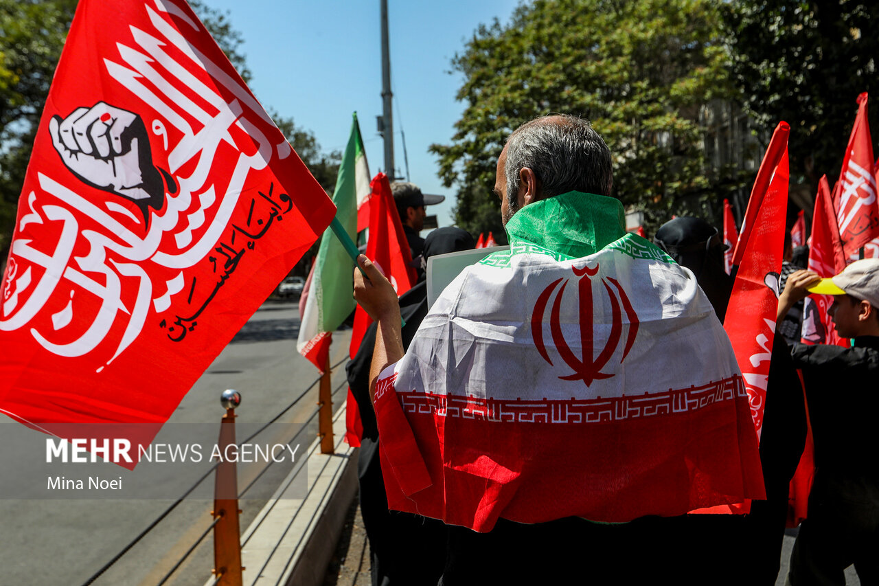 مراسم جاماندگان اربعین در تبریز