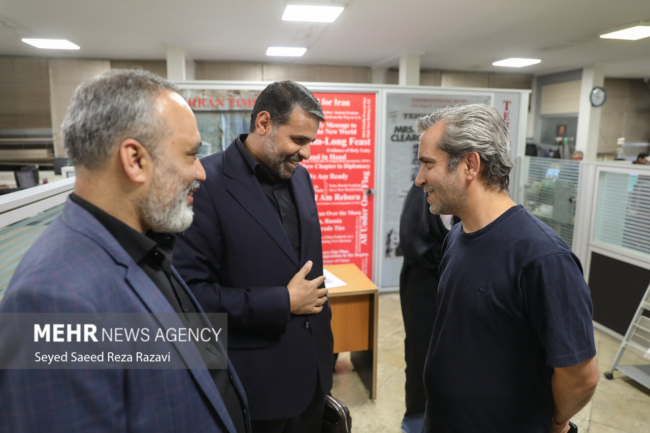 بازدید احمد نادری از گروه رسانه‌ای مهر