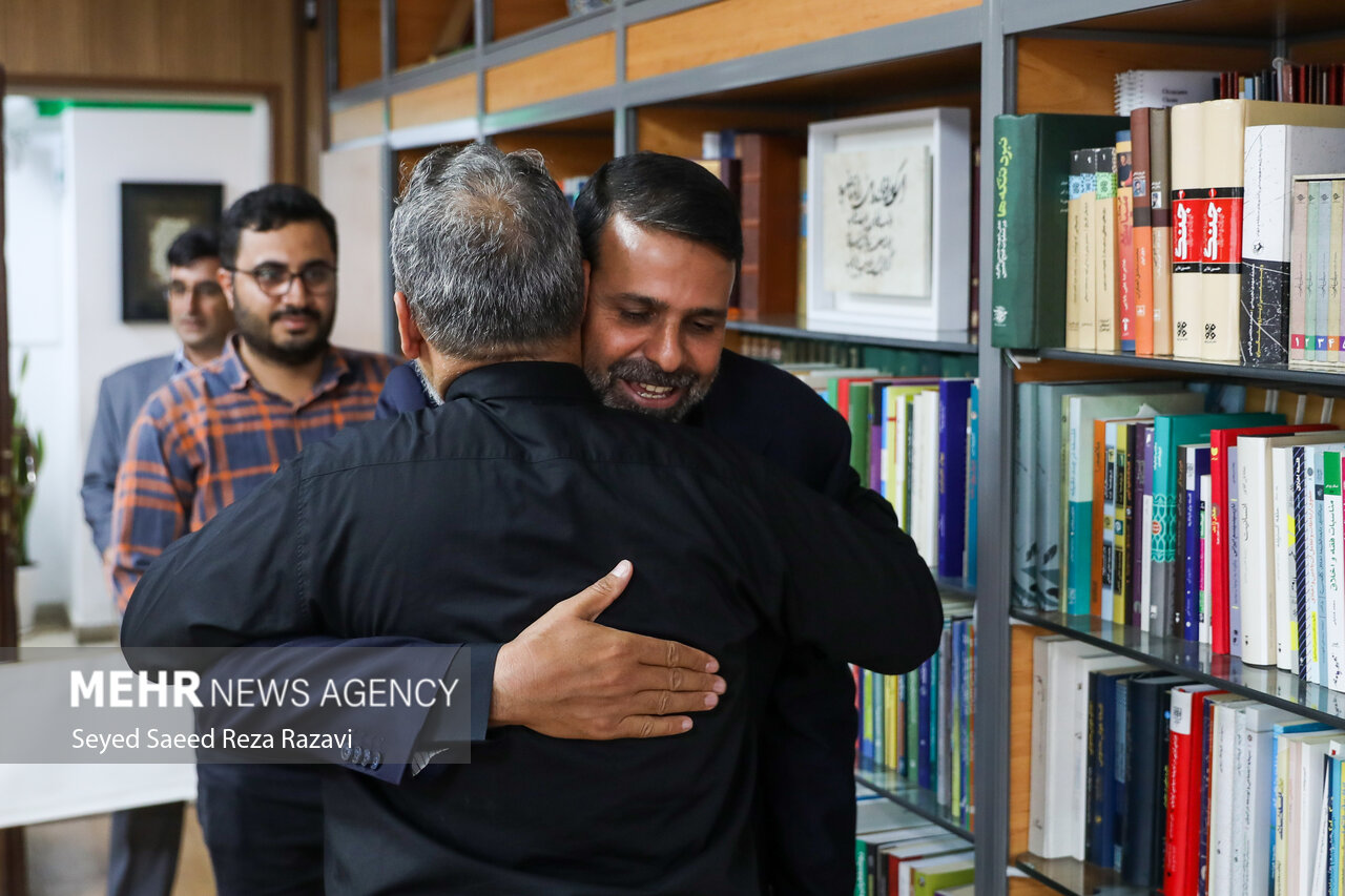 بازدید احمد نادری از گروه رسانه‌ای مهر