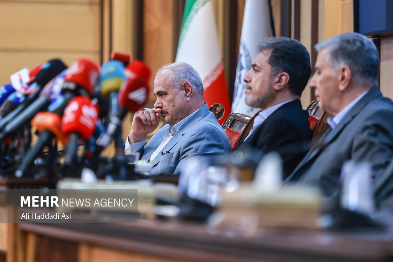 نشست خبری رئیس اتاق بازرگانی ایران با اصحاب رسانه