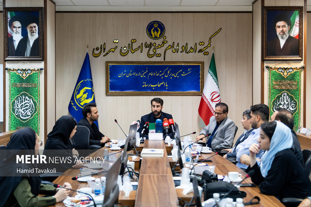 نشست خبری مدیر کل کمیته امداد استان تهران