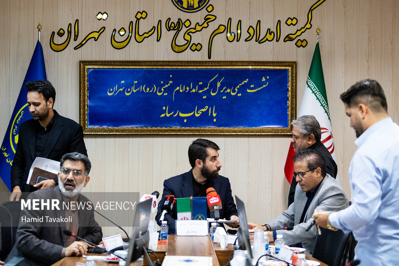 نشست خبری مدیر کل کمیته امداد استان تهران