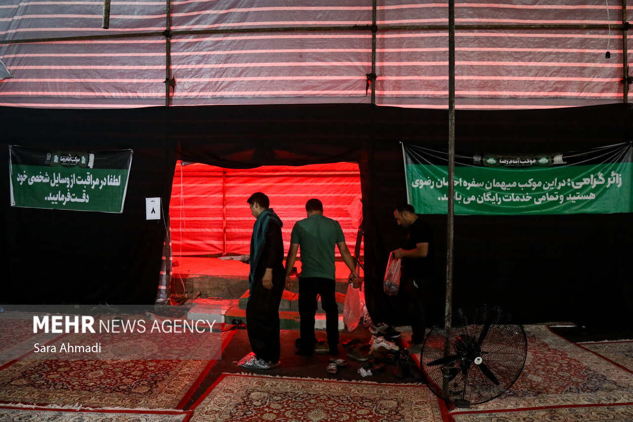 اسکان زائران بارگاه منور رضوی در دهه آخر صفر