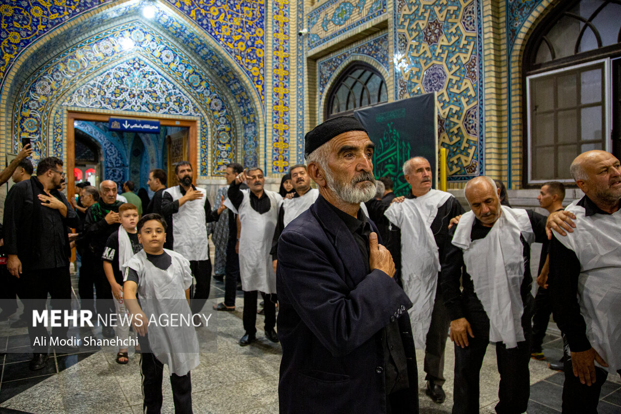 شب رحلت پیامبر(ص) و شهادت امام حسن(ع) در حرم رضوی