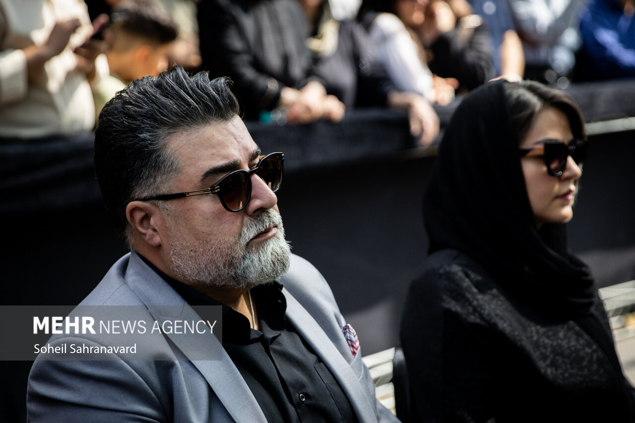 تشییع پیکر زنده‌یاد «ایرج خواجه امیری»