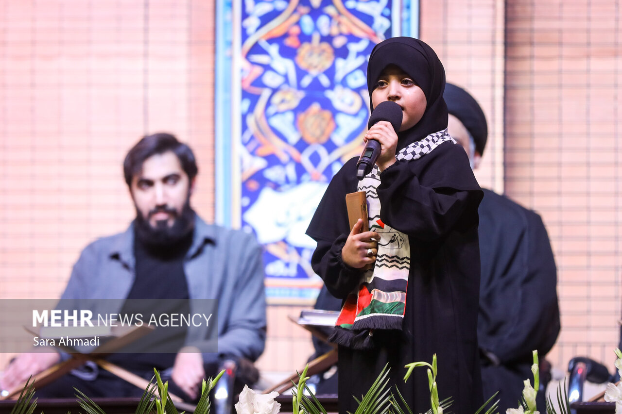 محفل اربعین تدفین رهبر شهید انقلاب در مشهد
