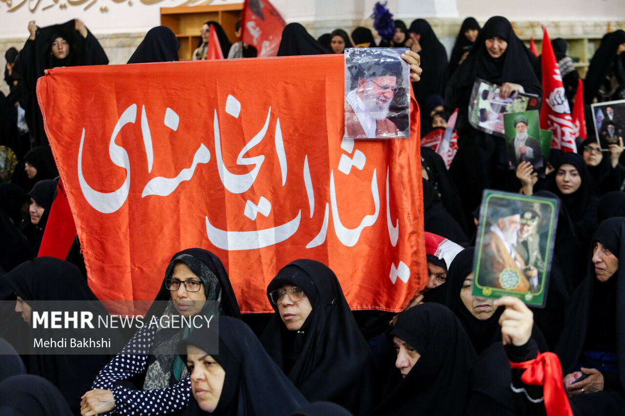 مراسم چهلم تدفین رهبر شهید انقلاب در قم