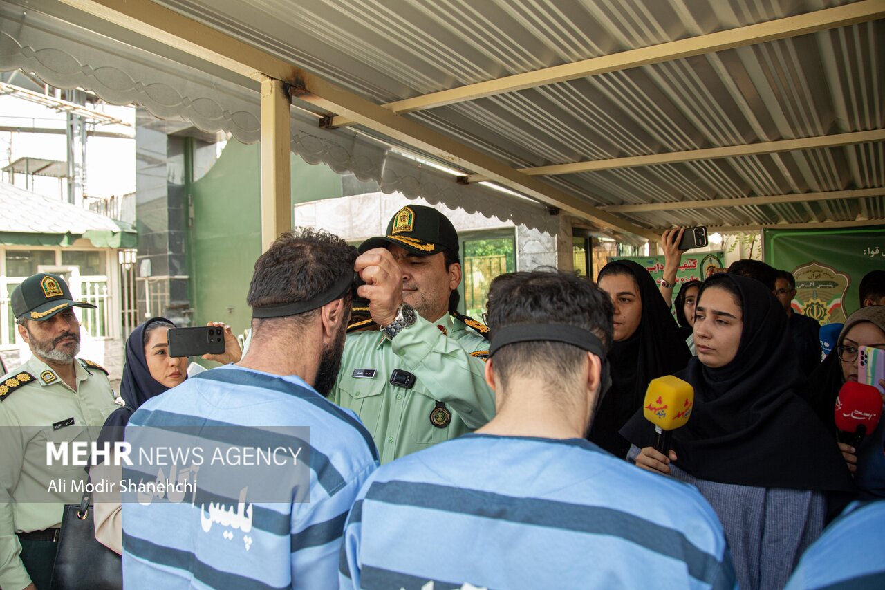 نمایشگاه کشفیات پلیس آگاهی در خراسان رضوی