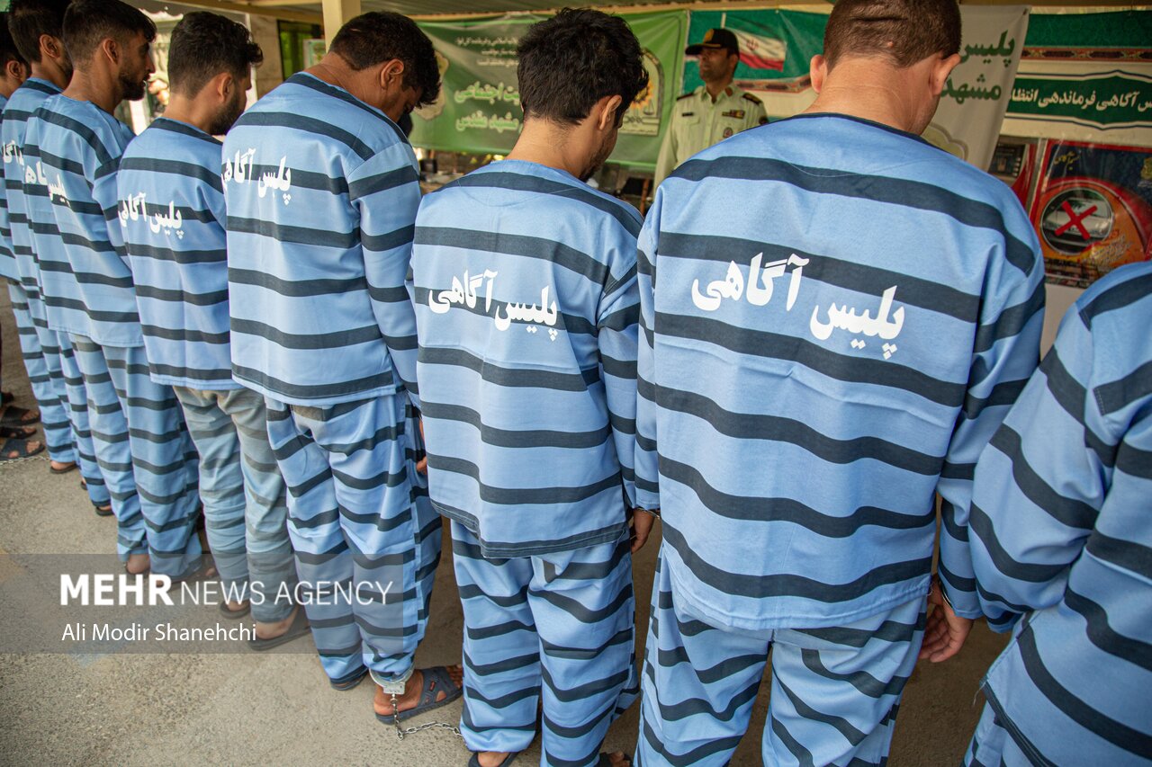 نمایشگاه کشفیات پلیس آگاهی در خراسان رضوی