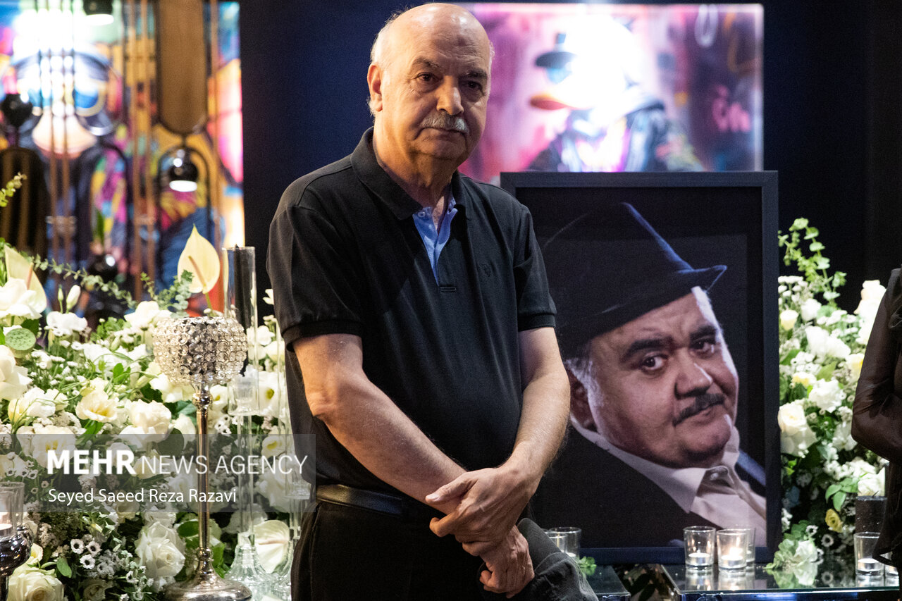 مراسم چهلمین روز درگذشت زنده‌یاد «اکبر عبدی»