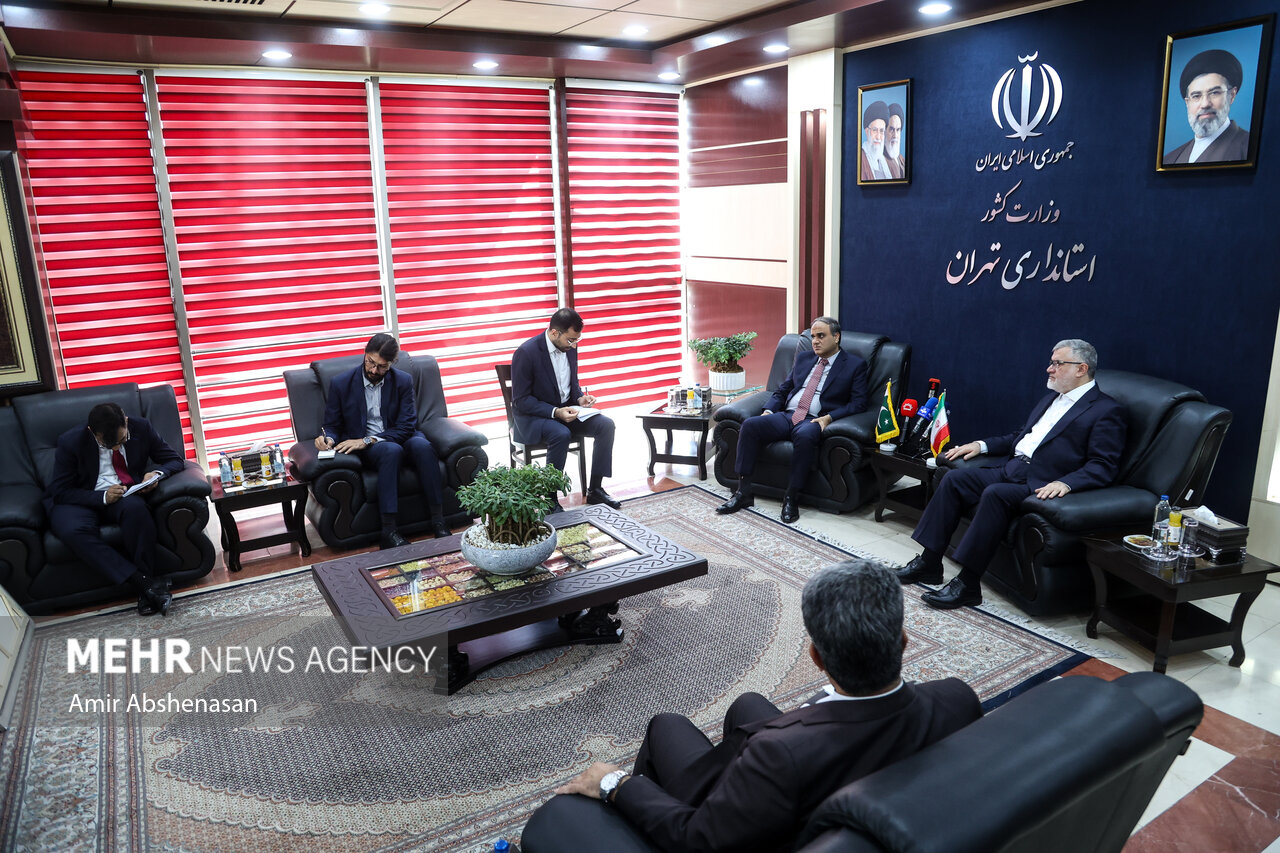 دیدار سفیر پاکستان با استاندار تهران