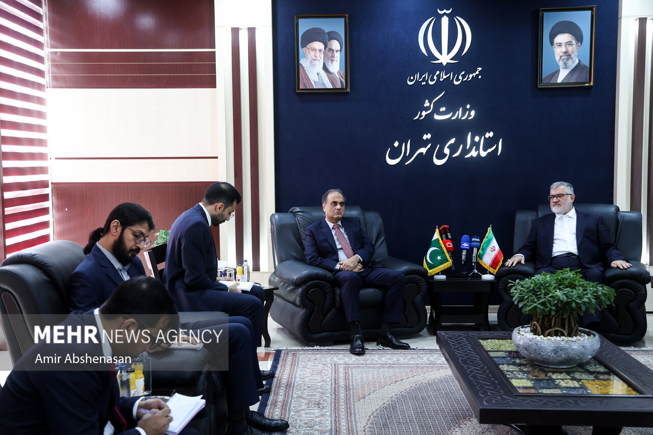 دیدار سفیر پاکستان با استاندار تهران
