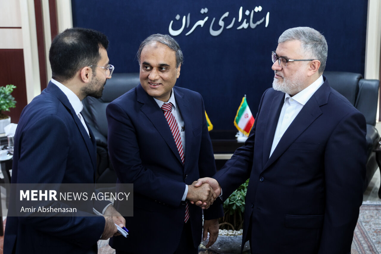 دیدار سفیر پاکستان با استاندار تهران