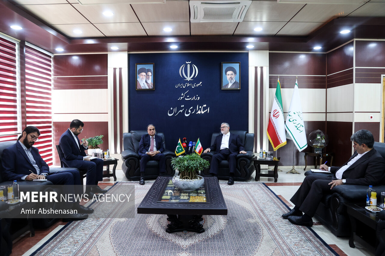 دیدار سفیر پاکستان با استاندار تهران